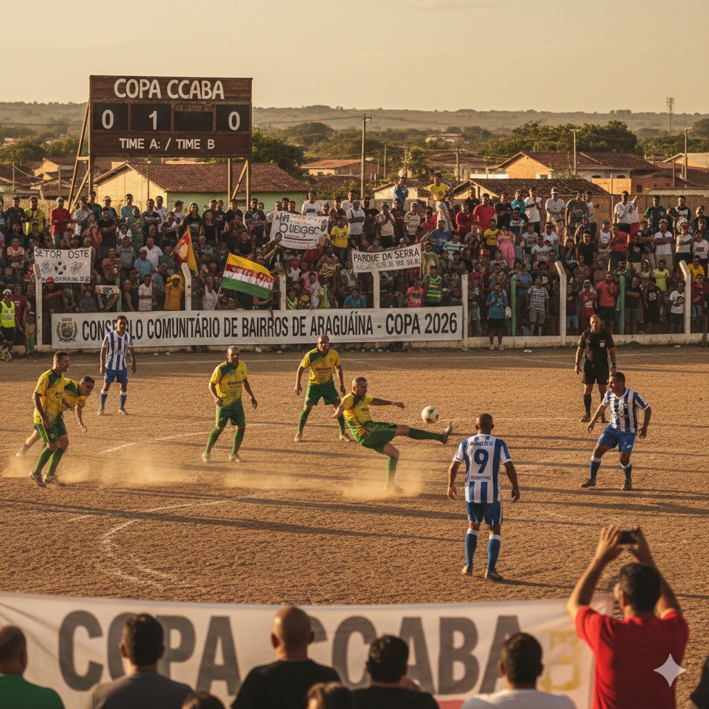Copa CCABA 2026: CONSELHO COMUNITÁRIO DE BAIRROS DE ARAGUAÍNA DIVULGA REGRAS DO TORNEIO