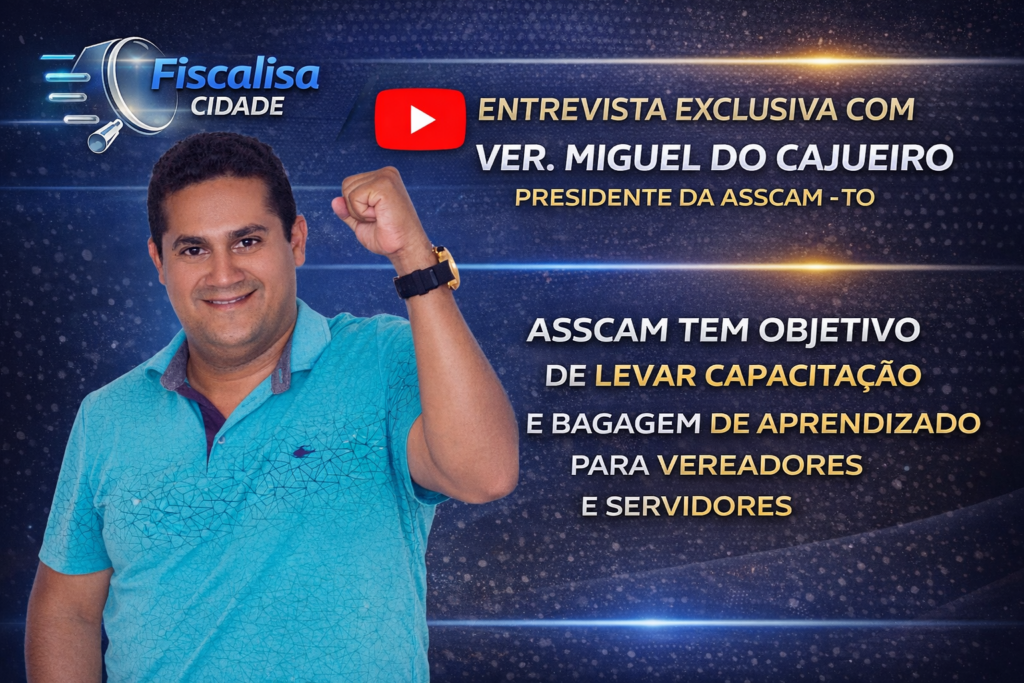 ENTREVISTA EXCLUSIVA: Ver. Miguel do Cajueiro destaca importância da capacitação para vereadores e servidores