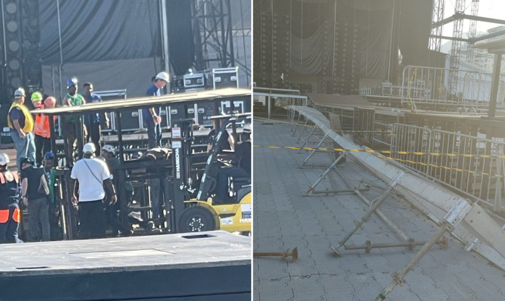 Funcionário morre após acidente durante montagem do show da Shakira em Copacabana funcionario-morre-apos-acidente-durante-montagem-do-show-da-shakira-em-copacabana