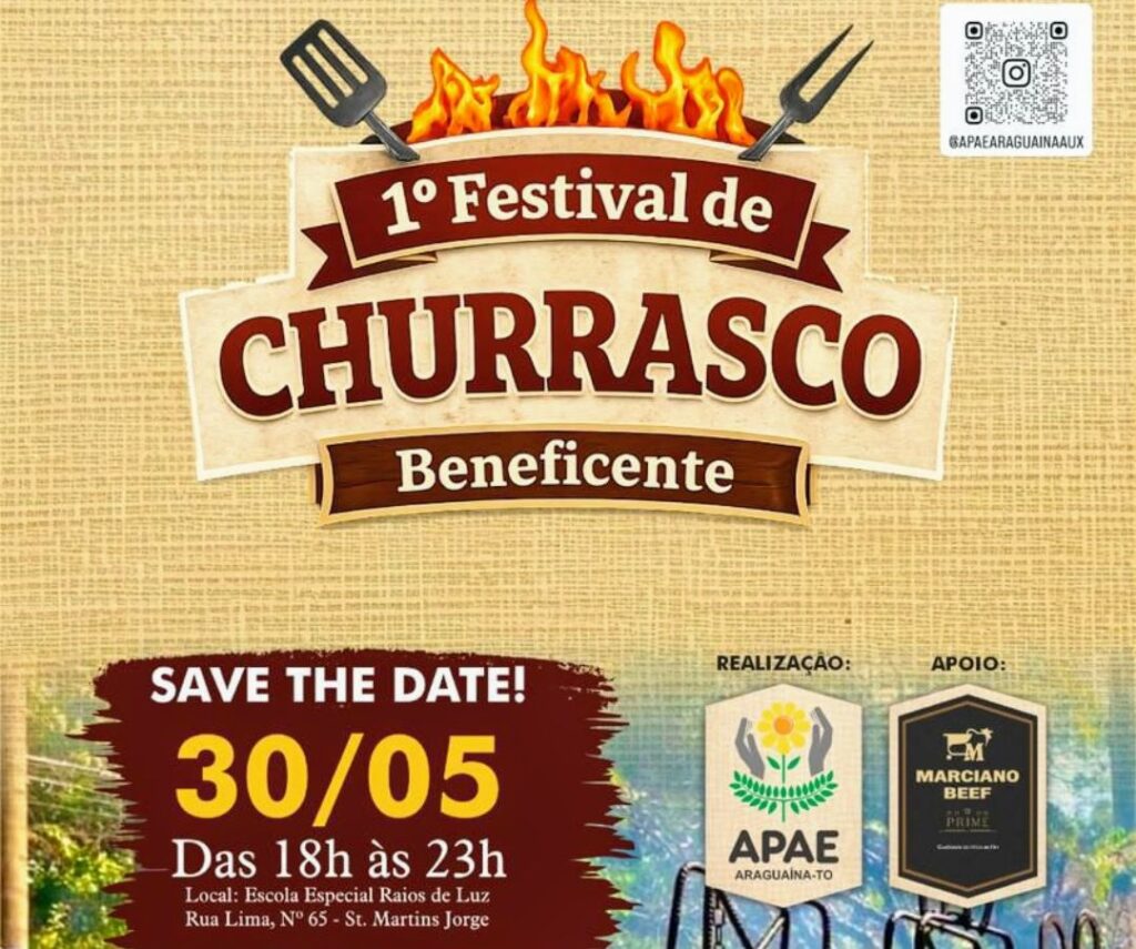 APAE realiza 1º Festival de Churrasco Beneficente em Araguaína com shows e ação solidária apae-realiza-1o-festival-de-churrasco-beneficente-em-araguaina-com-shows-e-acao-solidaria