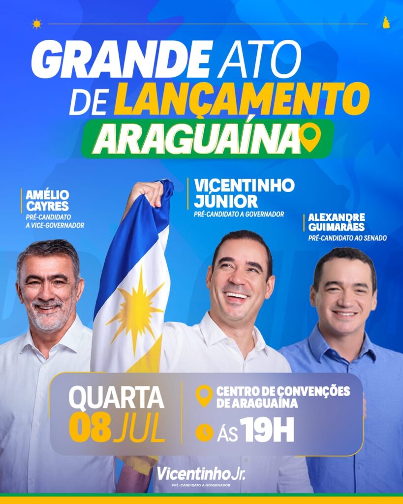 Vicentinho, Amélio e Alexandre reúnem pré-candidatos da região em grande ato em Araguaína vicentinho,-amelio-e-alexandre-reunem-pre-candidatos-da-regiao-em-grande-ato-em-araguaina