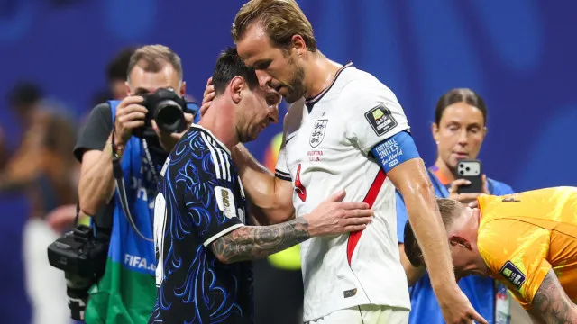 Gesto de Messi com Kane após a semifinal emociona torcedores; veja gesto-de-messi-com-kane-apos-a-semifinal-emociona-torcedores;-veja